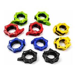 Par De Seguros Collar Olímpico 50mm Barra Y Disco Buckle