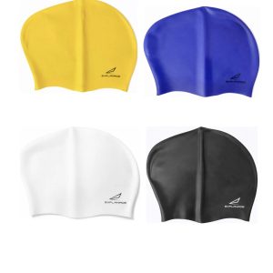 Gorro De Natación Para Cabello Largo De Silicon Long Hair